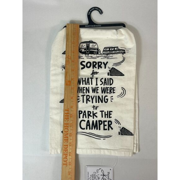 NWT Sorry For What I Said When We Were Trying To Park The Camper Dish Towel - Picture 6 of 6